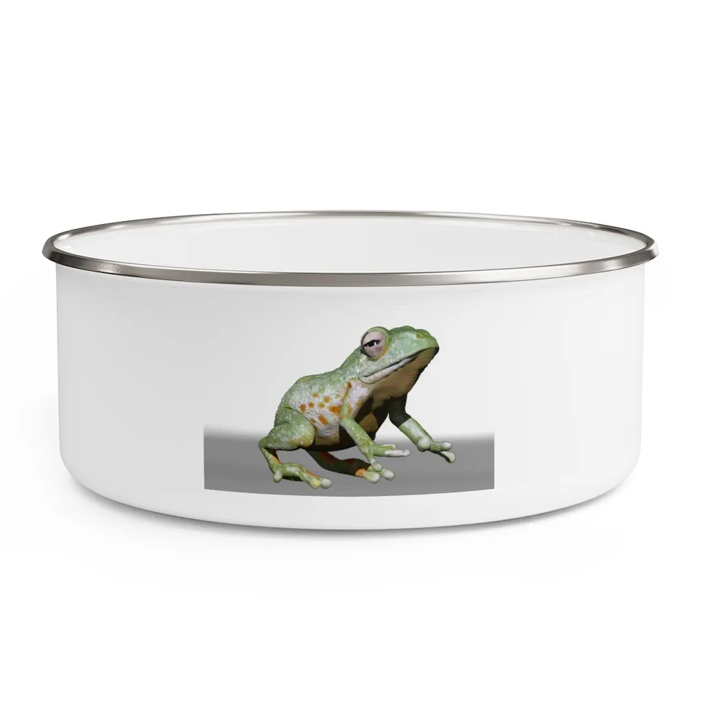 Frog Enamel Bowl