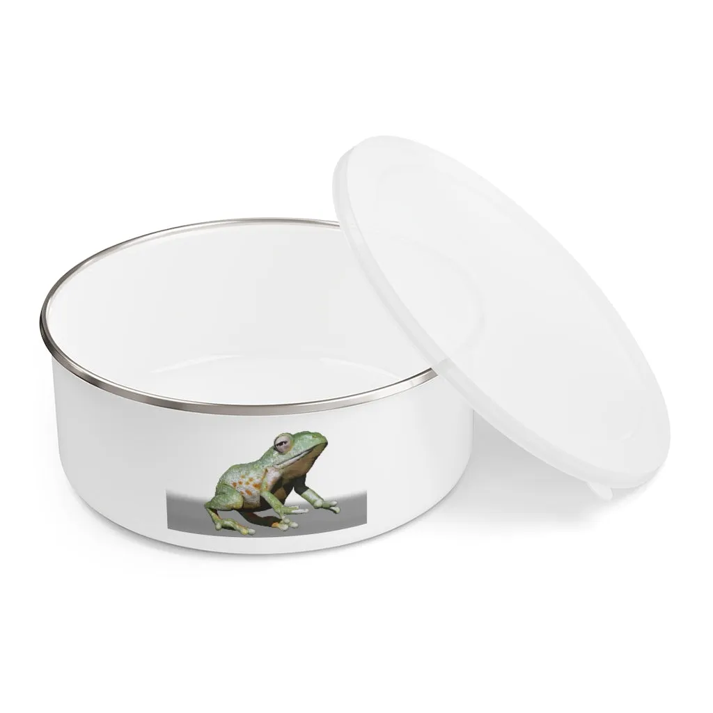 Frog Enamel Bowl
