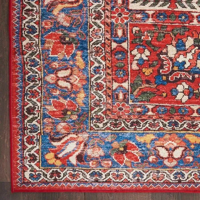 Fulton FUL05 Red Area Rug