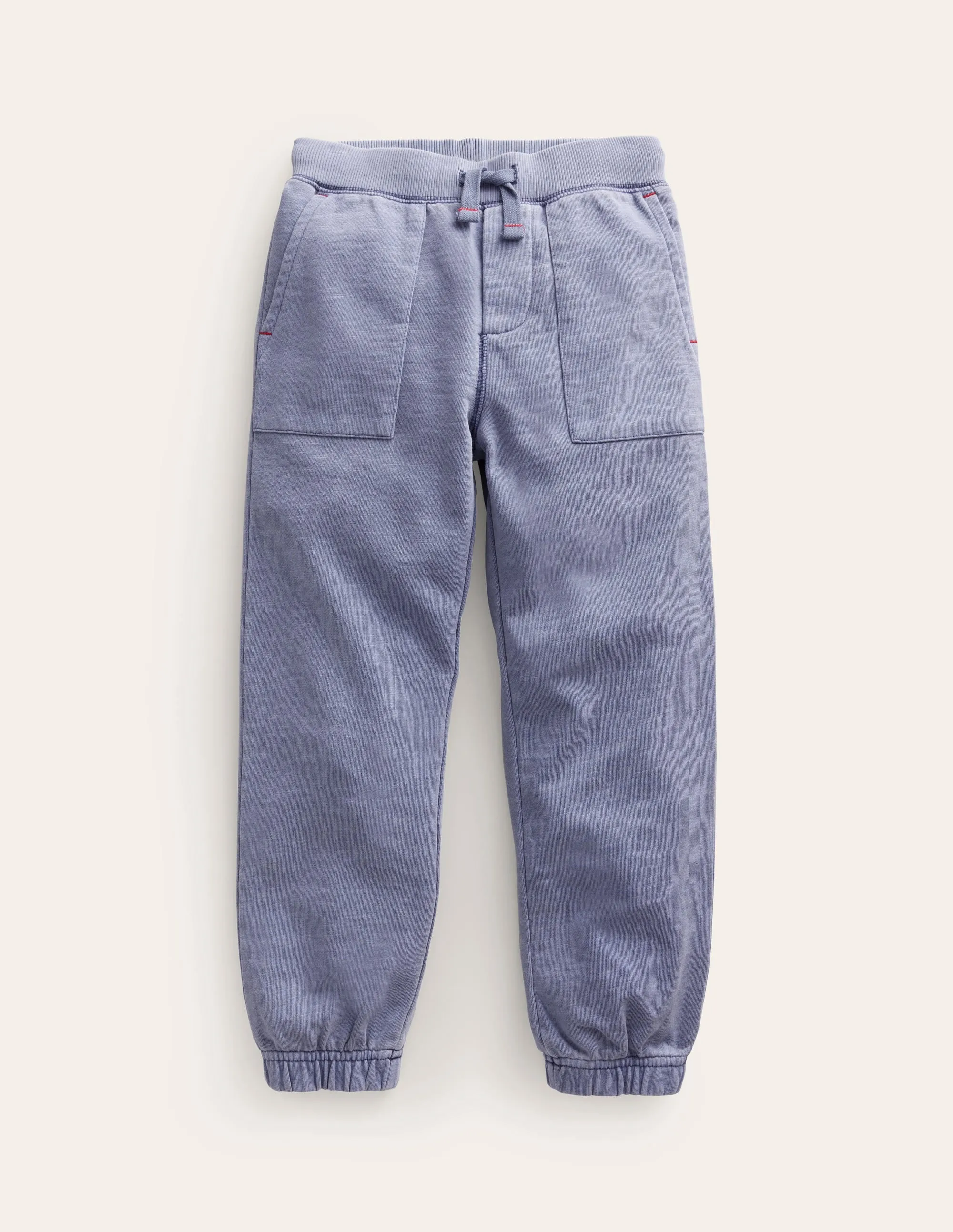 Garment Dye Track Joggers-Dusty Blue