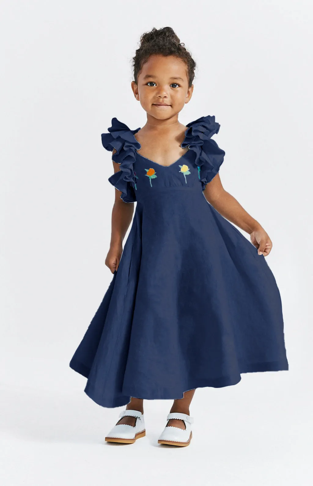 GIRL'S DEMRE DRESS (SOMETHING NAVY)