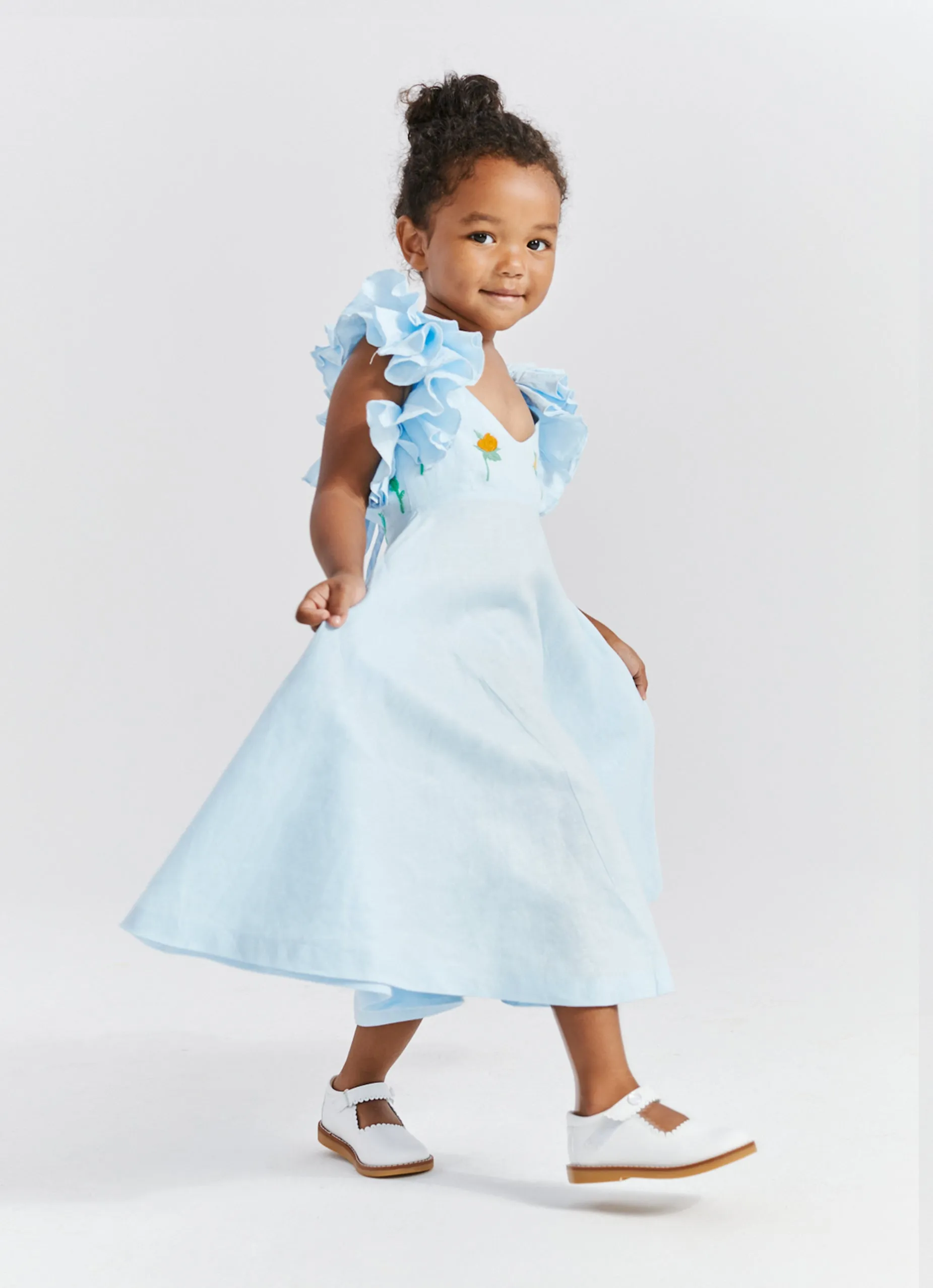 GIRL'S DEMRE DRESS (SOMETHING NAVY)