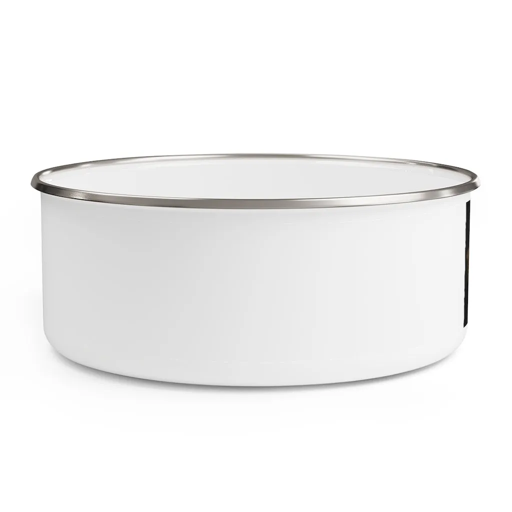 Hand-Painted Environment Art Enamel Bowl