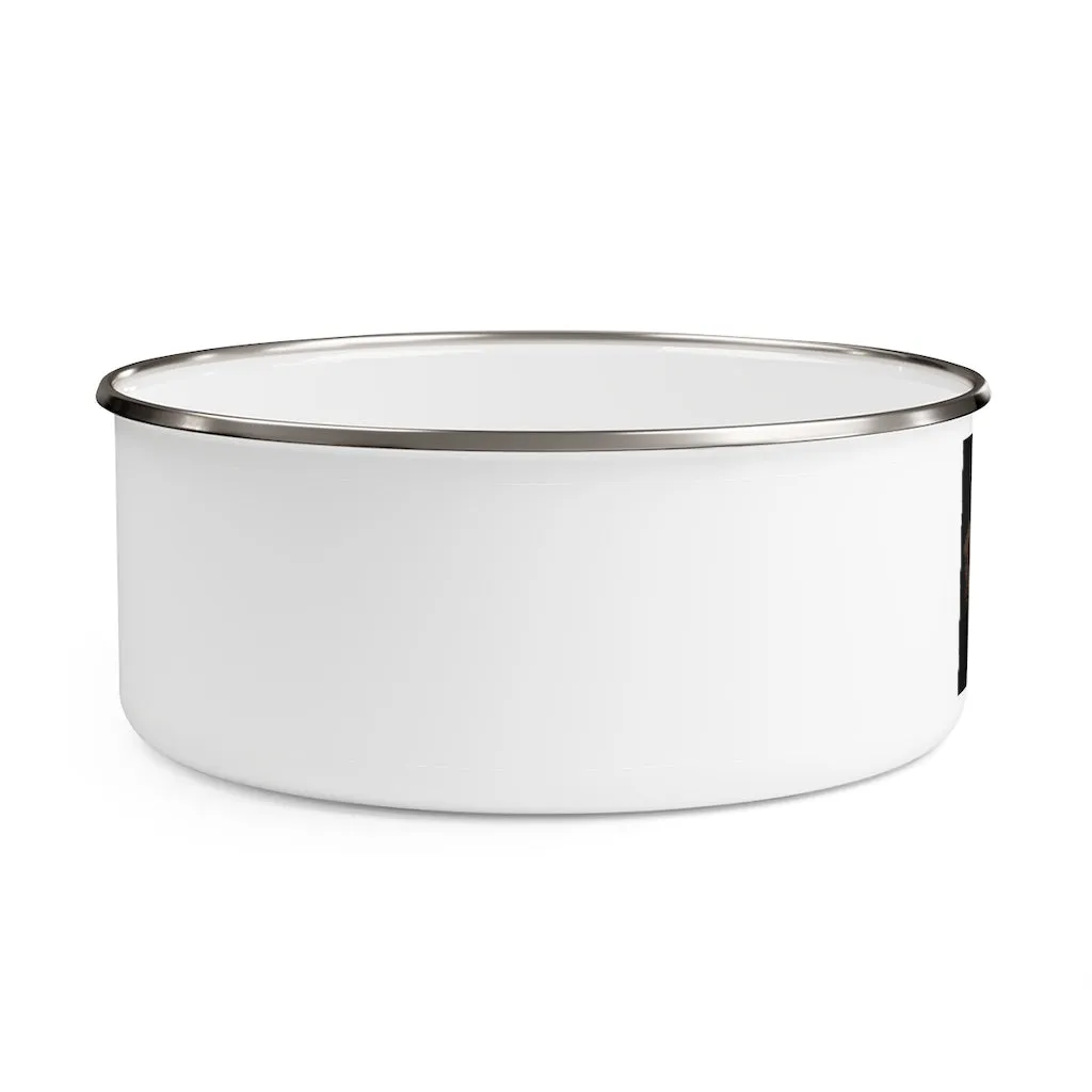 Hand-Painted Environment Art Enamel Bowl