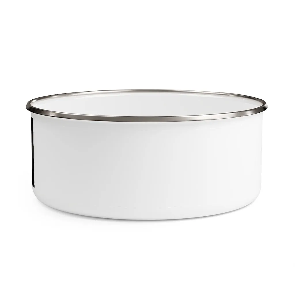 Hand-Painted Environment Art Enamel Bowl