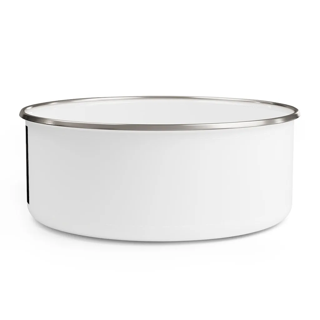 Hand-Painted Environment Art Enamel Bowl
