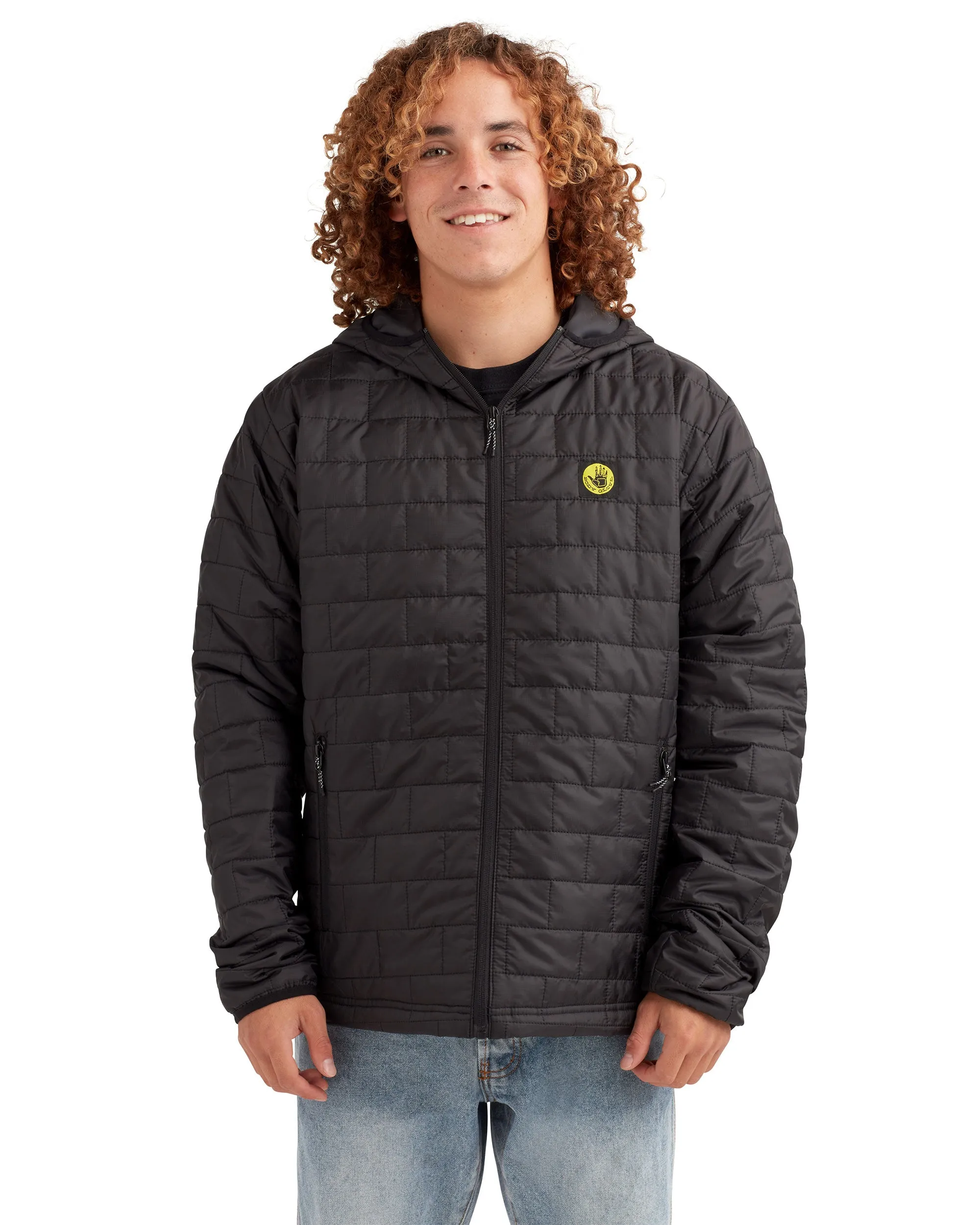 Heritage Hooded Puffer Jacket - Black