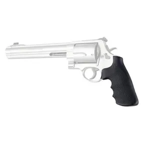 Hogue, 19022 S&W K, L, N, X, Z Frame Rnd Butt Rubber Tamer Grip , Black