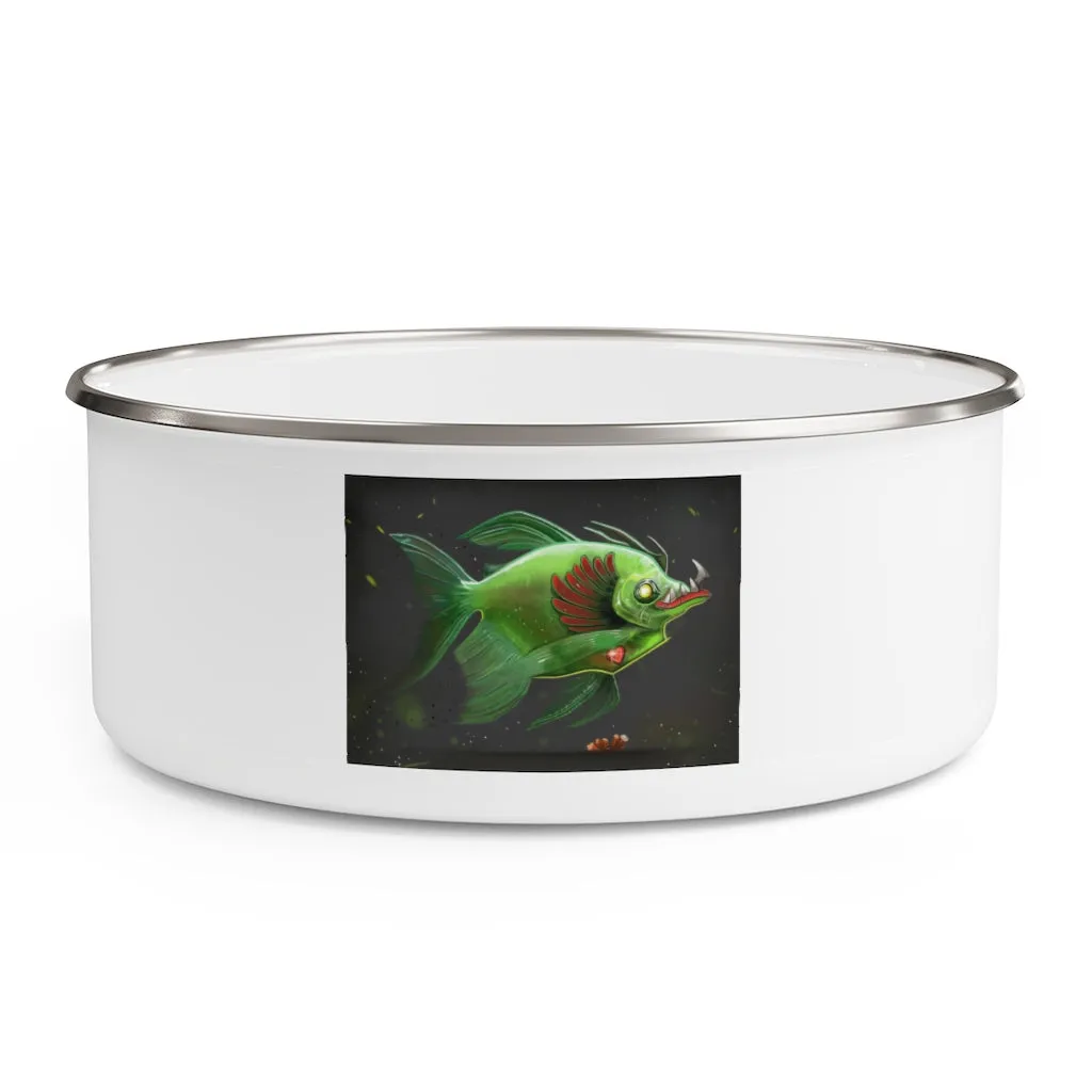 Hook Lung Jaw Enamel Bowl