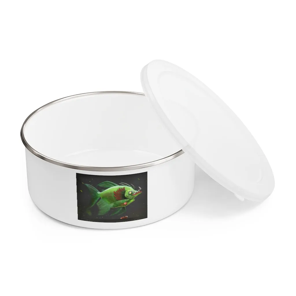 Hook Lung Jaw Enamel Bowl