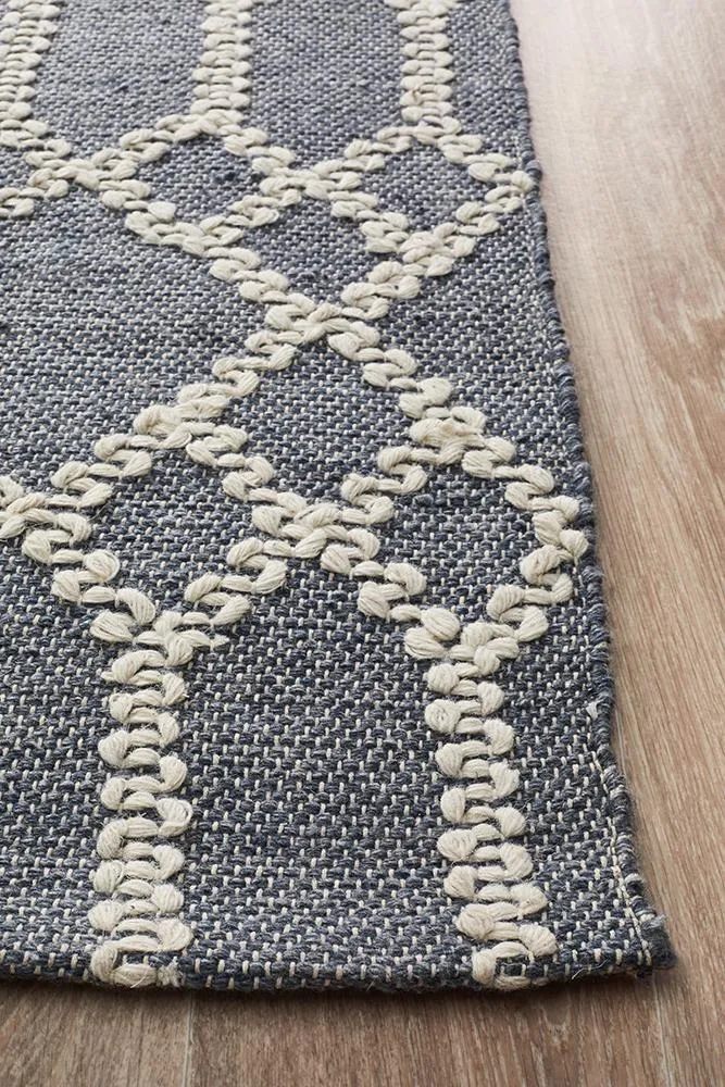 Hudson 805 Rug (Blue) by Rug Culture