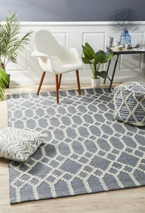Hudson 805 Rug (Blue) by Rug Culture