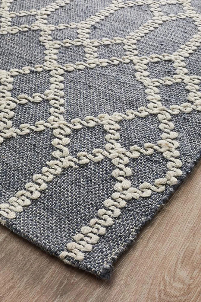 Hudson 805 Rug (Blue) by Rug Culture