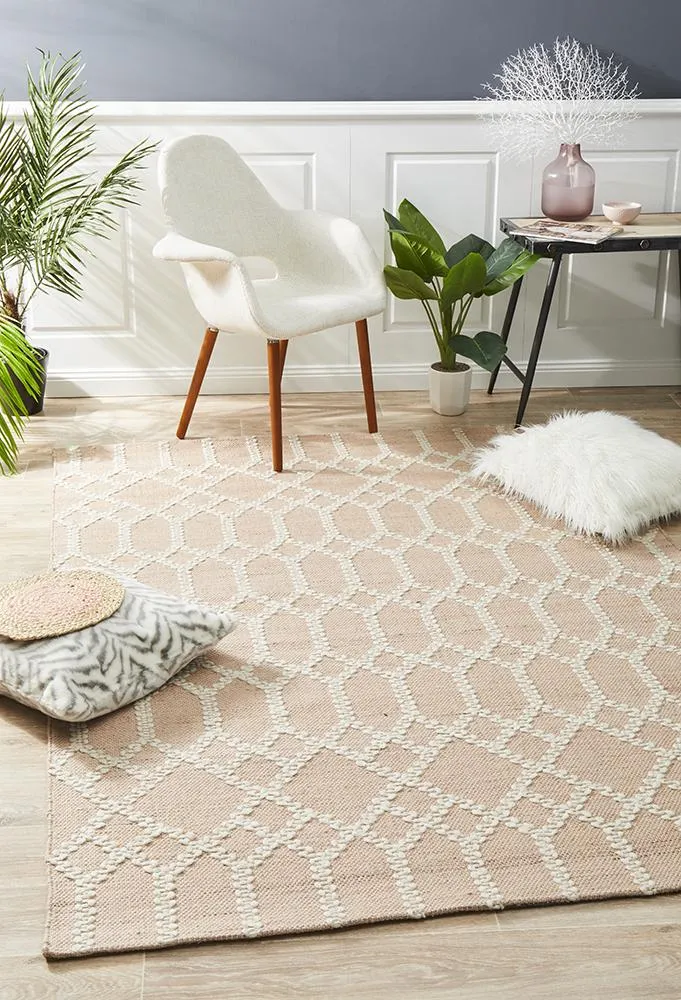 Hudson 805 Rug (Nude) by Rug Culture
