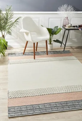Hudson 809 Rug (Peach) by Rug Culture