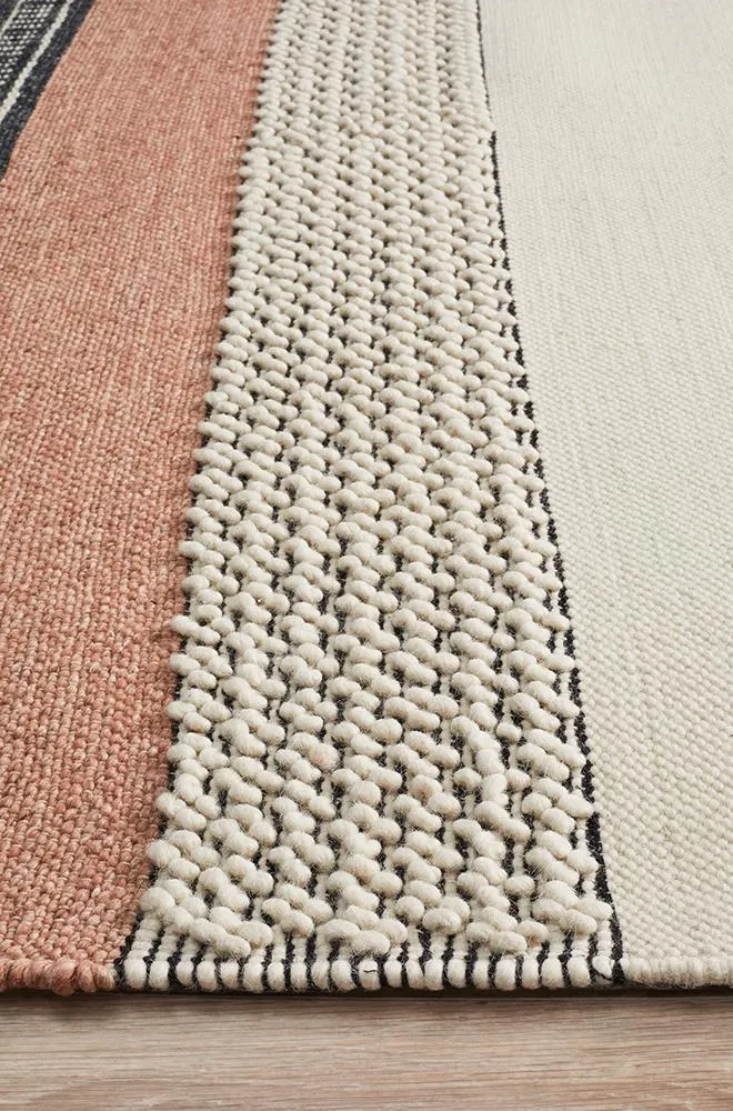 Hudson 809 Rug (Peach) by Rug Culture