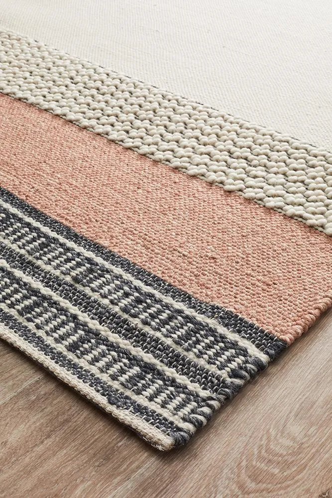 Hudson 809 Rug (Peach) by Rug Culture
