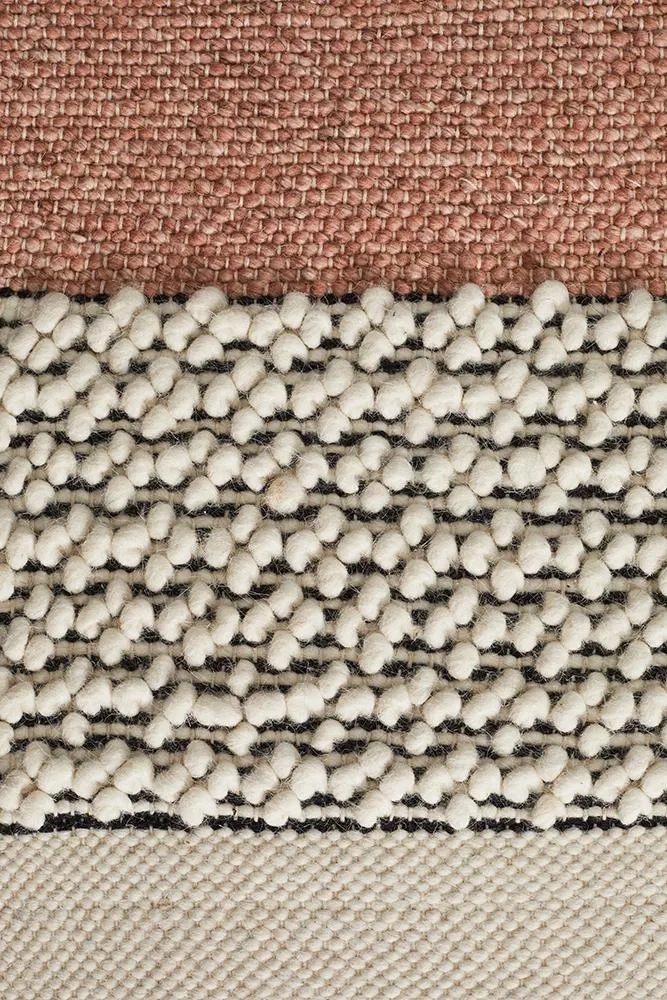 Hudson 809 Rug (Peach) by Rug Culture