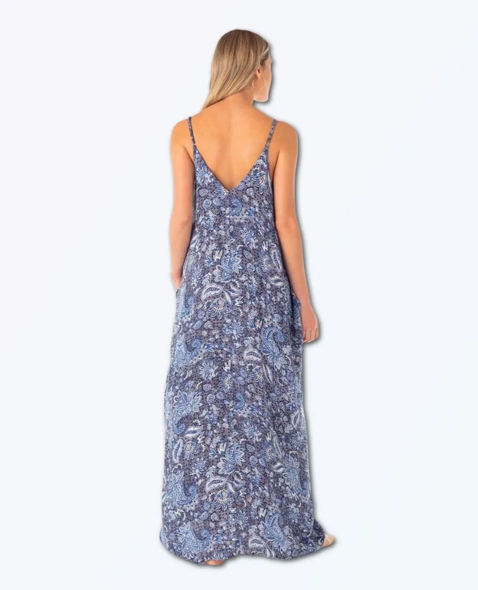 Indigo Combo Mila Maxi Dress