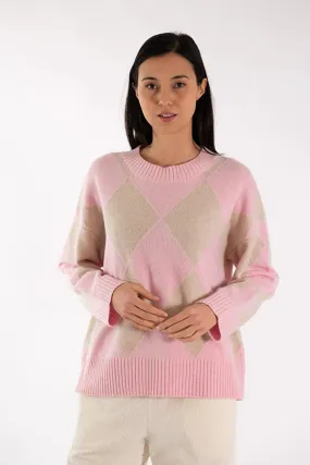 JEFF Pink Diamond Jumper