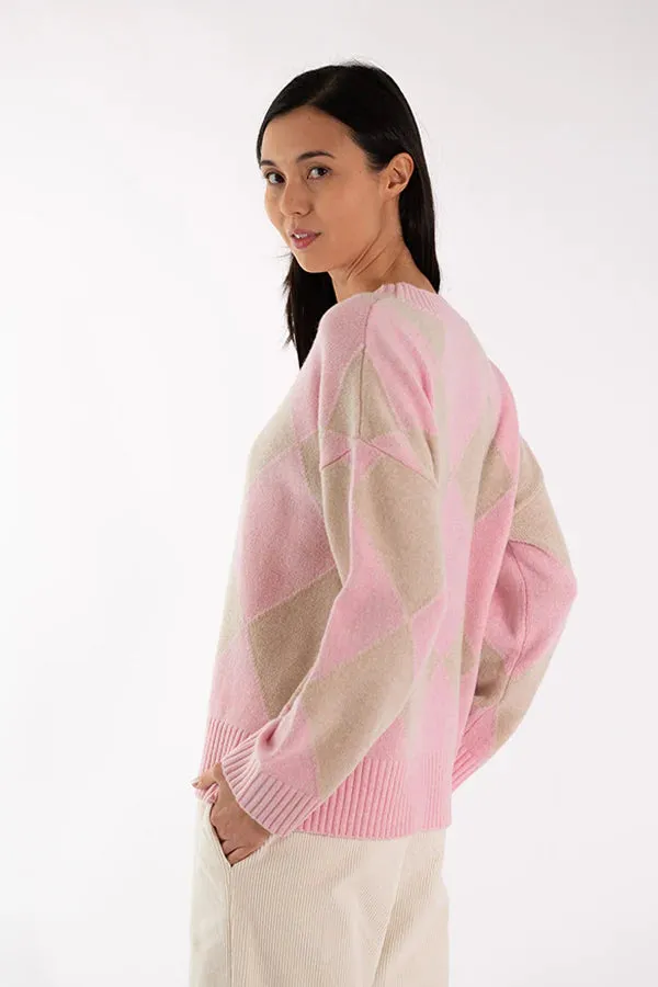 JEFF Pink Diamond Jumper
