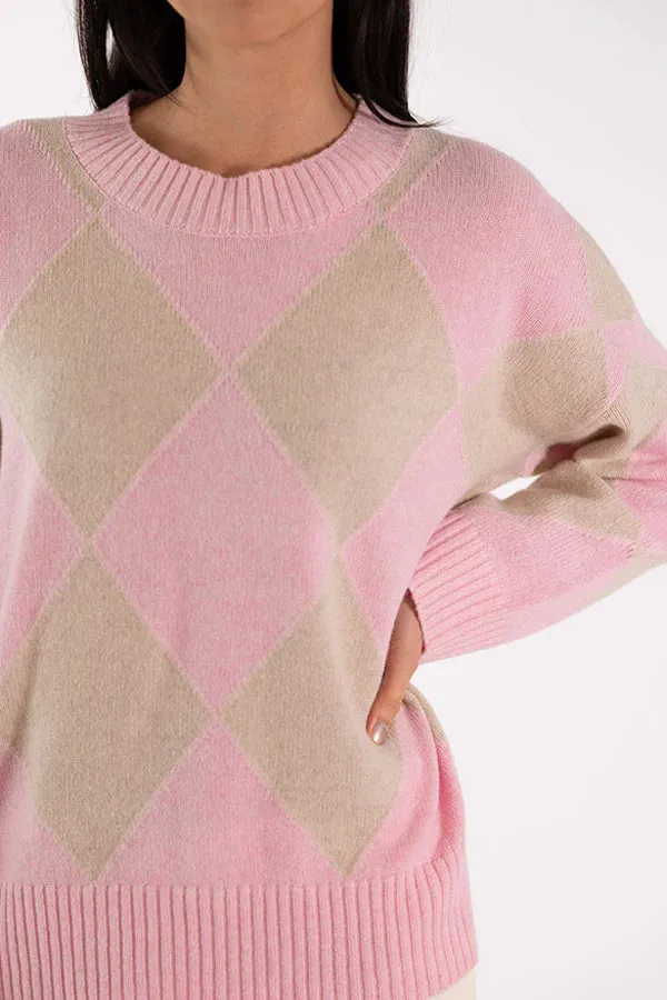 JEFF Pink Diamond Jumper
