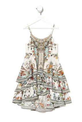 KIDS LAYERED DRESS 12-14 SHAKESPEARES GARDEN