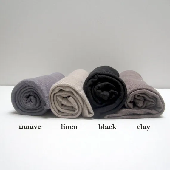 knit linen shawl (linen)