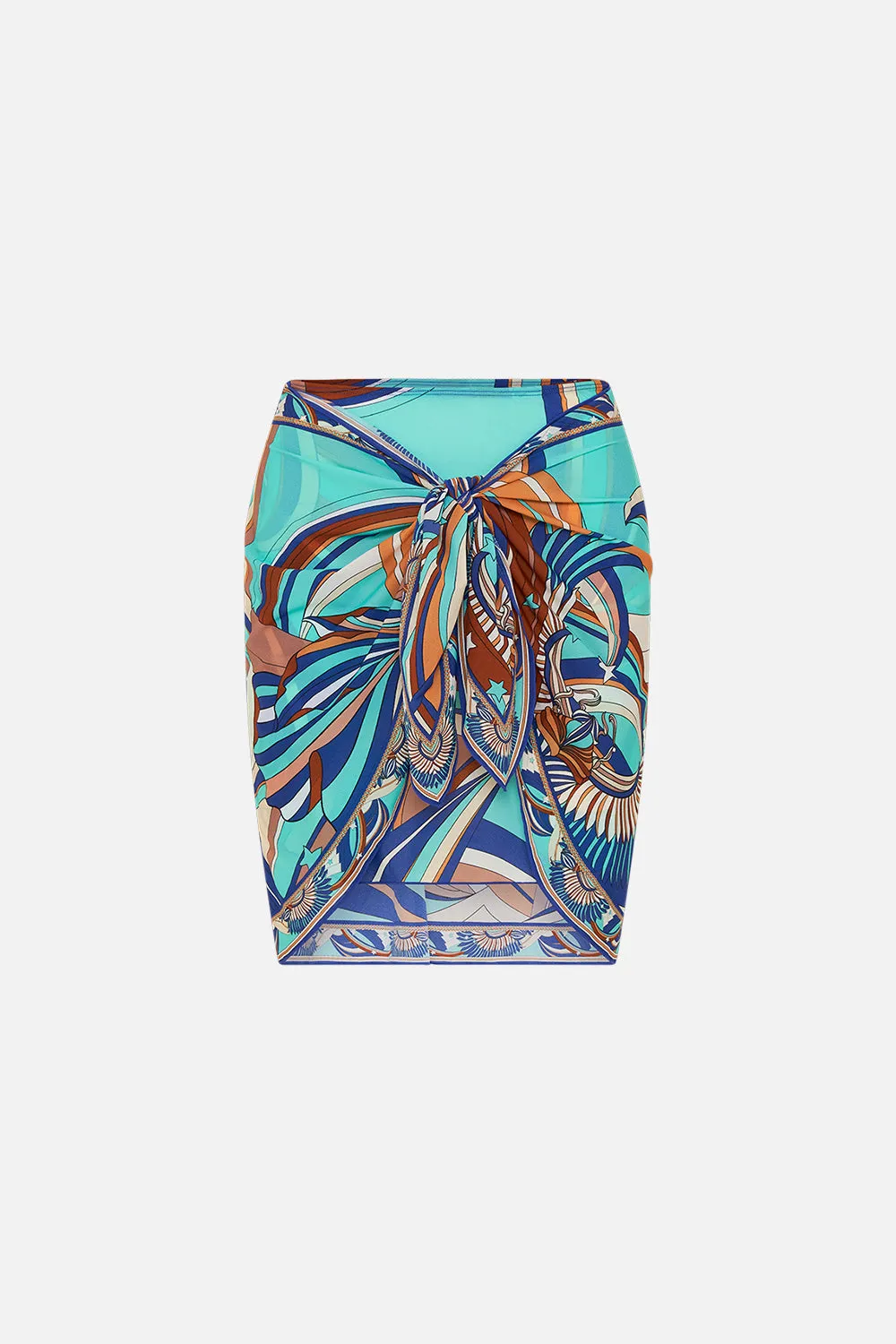 LAYERED SHORT SARONG WITH TIE FRONT OASIS ORACLE