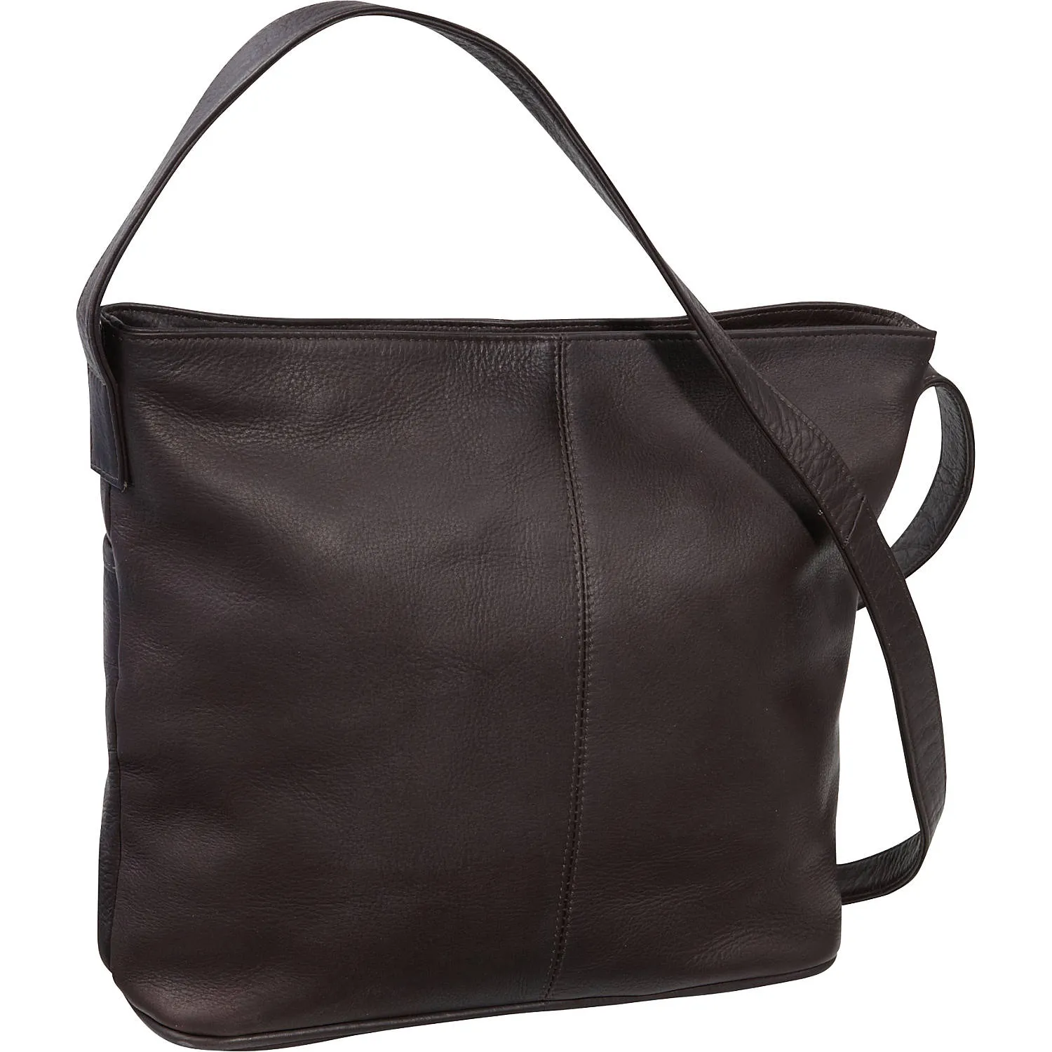 Le Donne Leather Two Slip Pocket Shoulder Bag