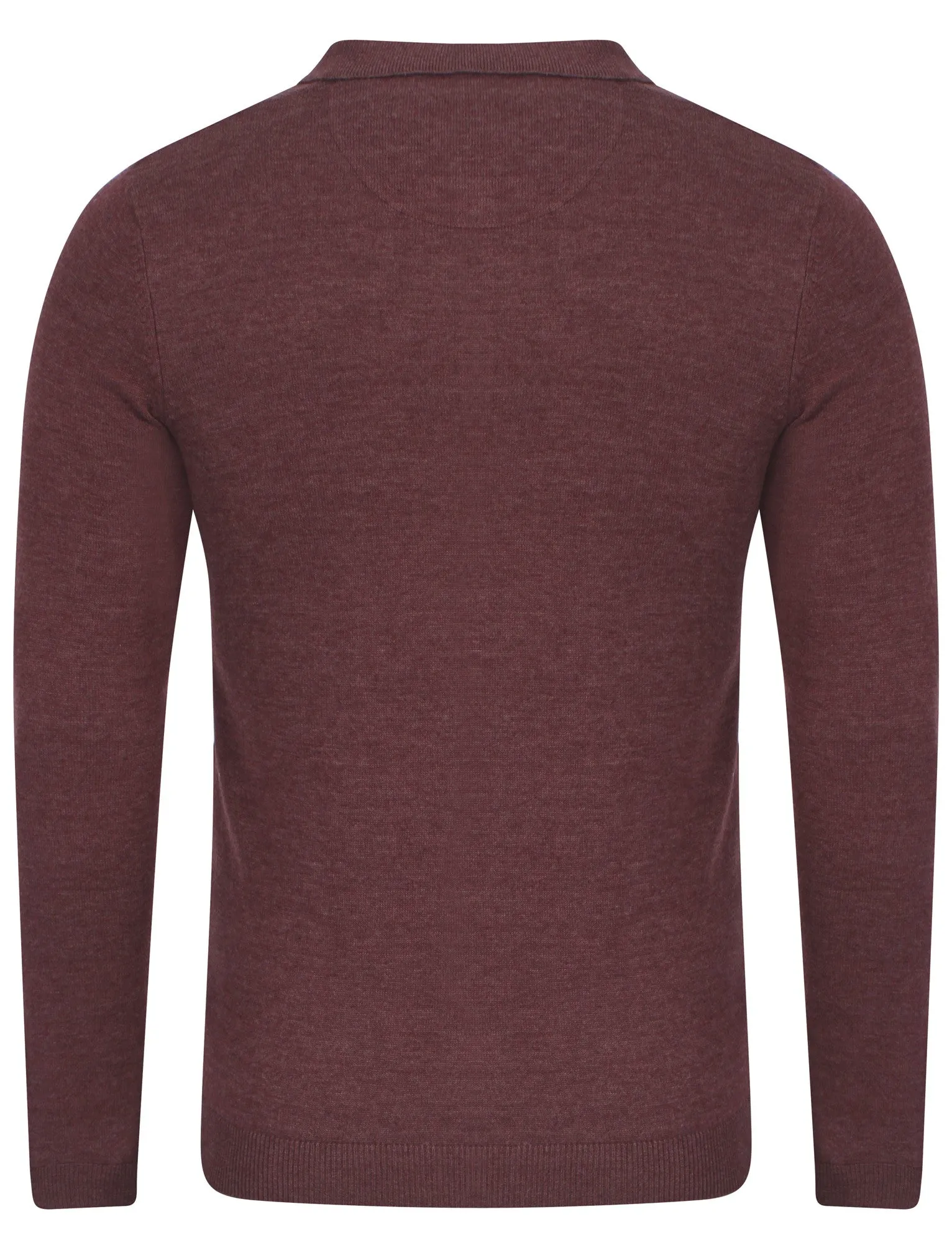 Le Shark Klay knitted polo in oxblood