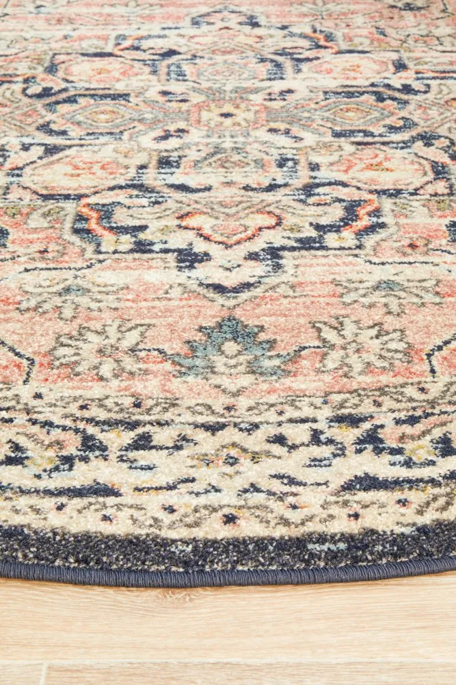 Legacy 851 Round Rug (Brick) by Rug Culture