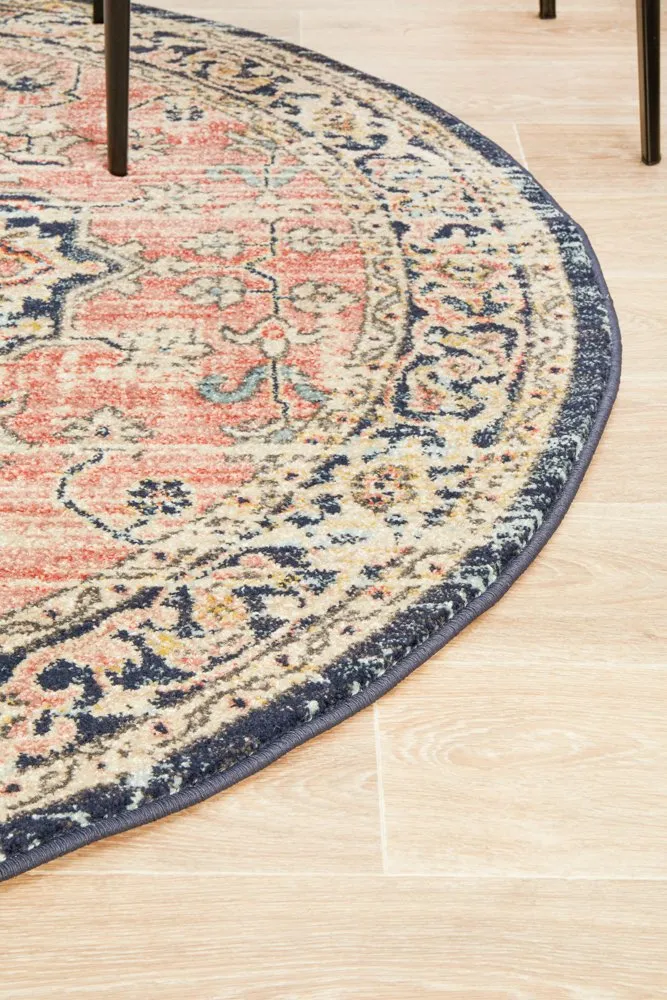 Legacy 851 Round Rug (Brick) by Rug Culture