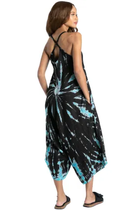 Loop Back Draped Linen Jumper