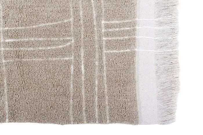 Lorena Canals Woolable Rug Shuka Sandstone XL (w/ non-slip underlay)