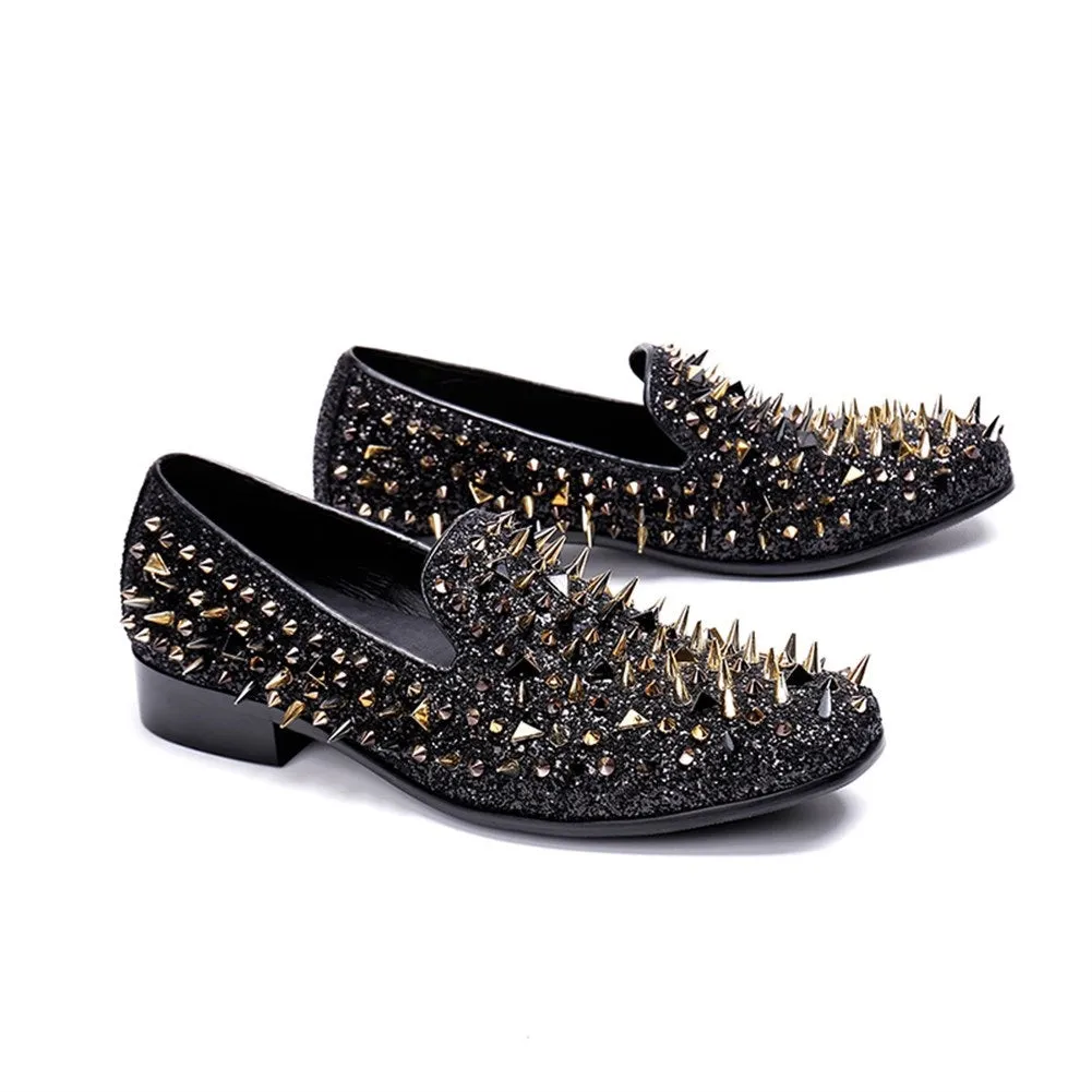 Low Top Mens Oxfords with Decoration Pointed