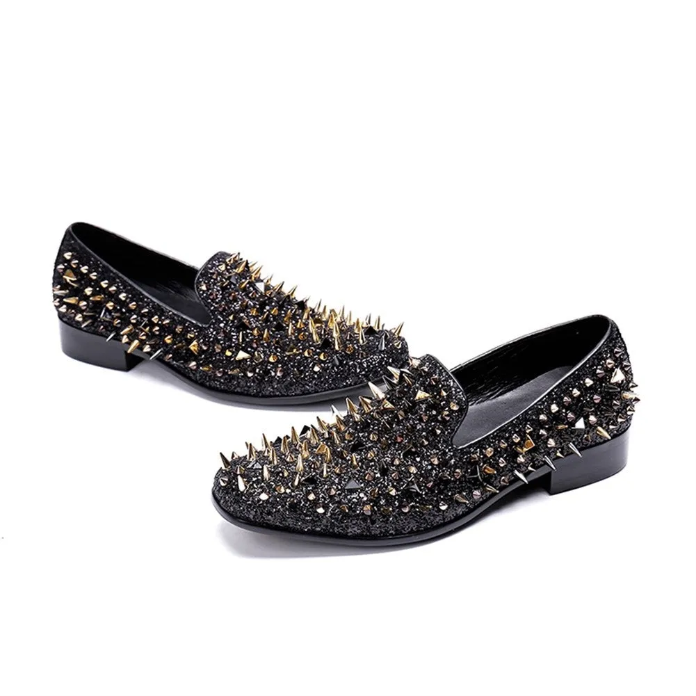 Low Top Mens Oxfords with Decoration Pointed