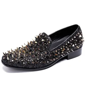 Low Top Mens Oxfords with Decoration Pointed