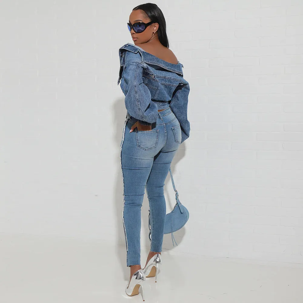 ‘Manzoni Milan’ Denim Jacket