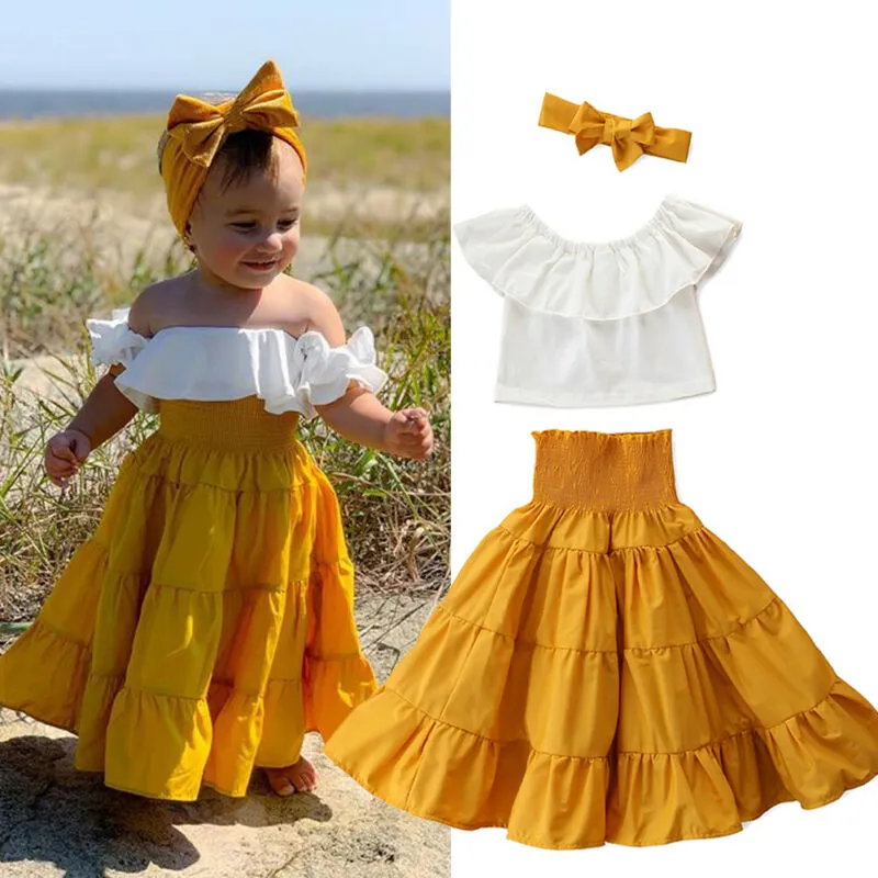 Maritza Off-Shoulder Skirt Set