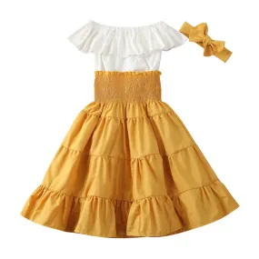 Maritza Off-Shoulder Skirt Set