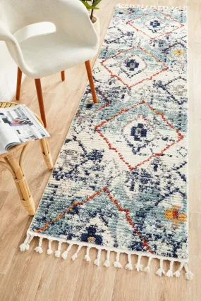 Marrakesh 444 Runner Rug (Blue) by Rug Culture