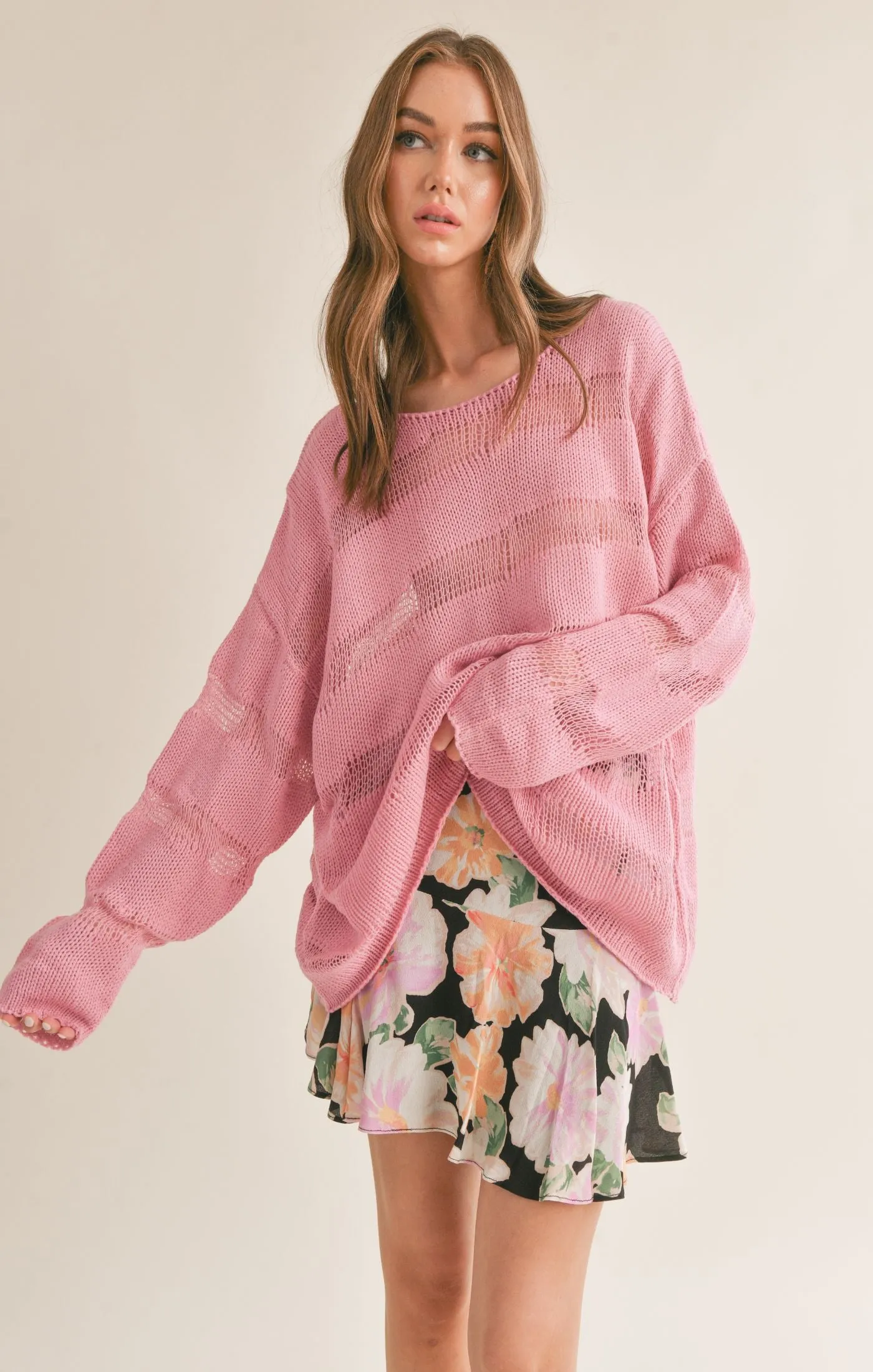 Meadows Flare Mini Skirt