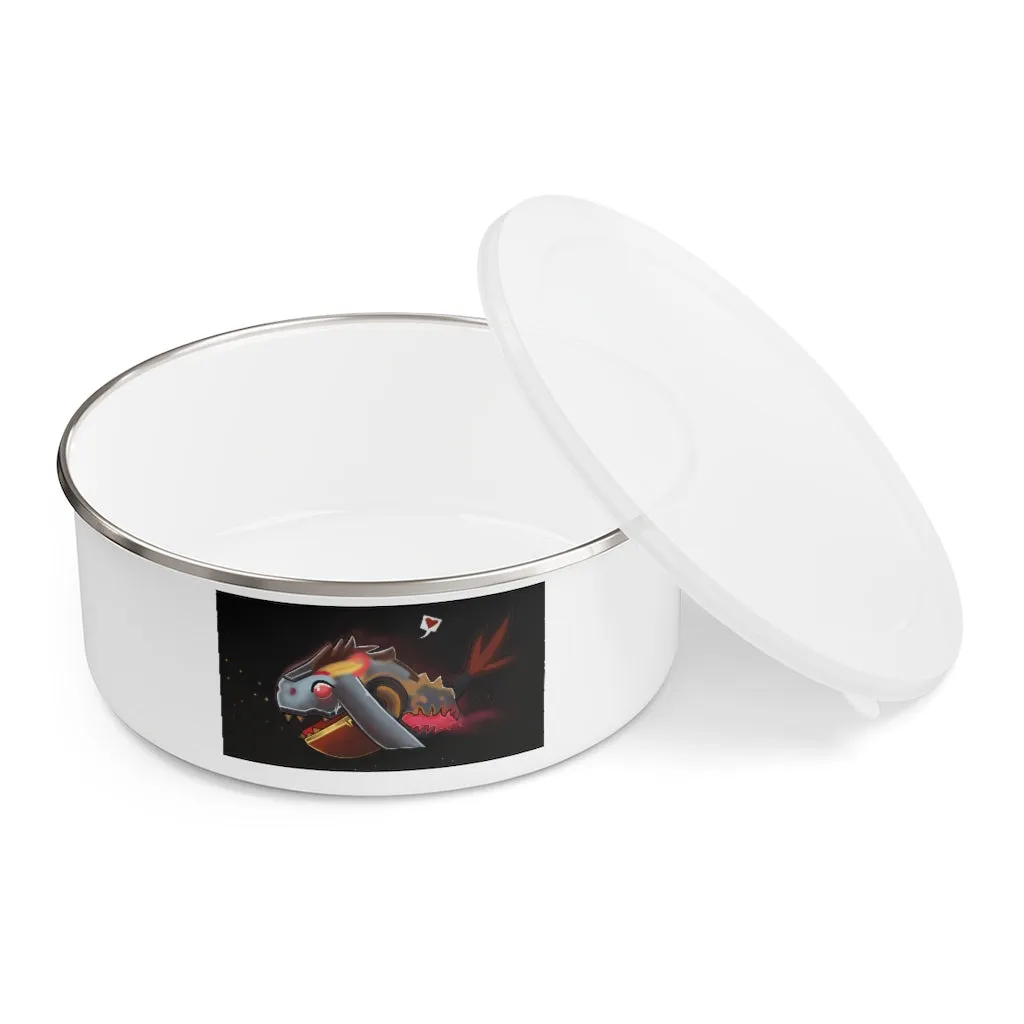 Mecha Whale Strider Enamel Bowl