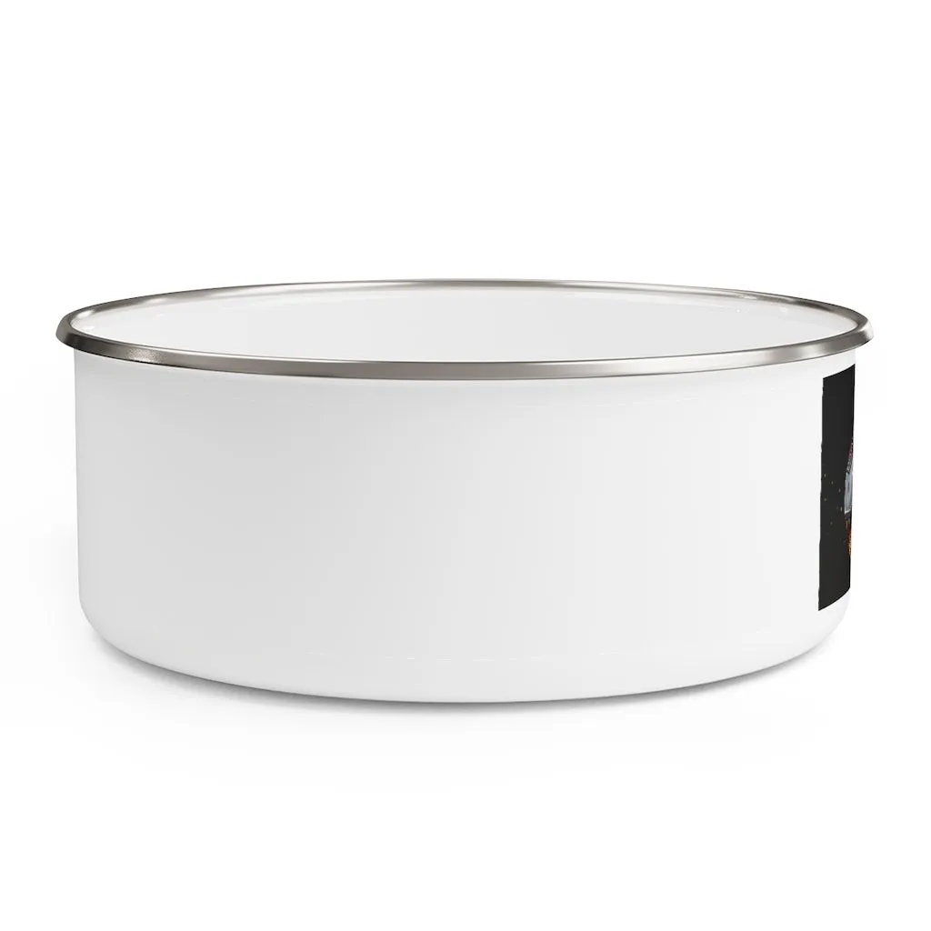 Mecha Whale Strider Enamel Bowl