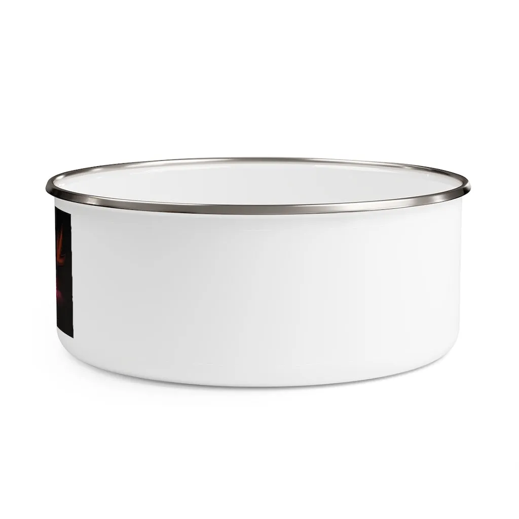 Mecha Whale Strider Enamel Bowl