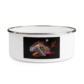 Mecha Whale Strider Enamel Bowl