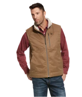 Men's Ariat 10028416 Cub Grizzly Canvas Insulated Vest