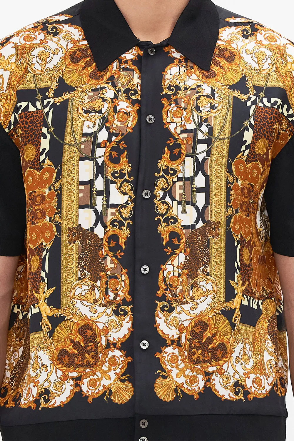 MEN'S KNIT SLEEVE SHIRT FEELING FRESCO