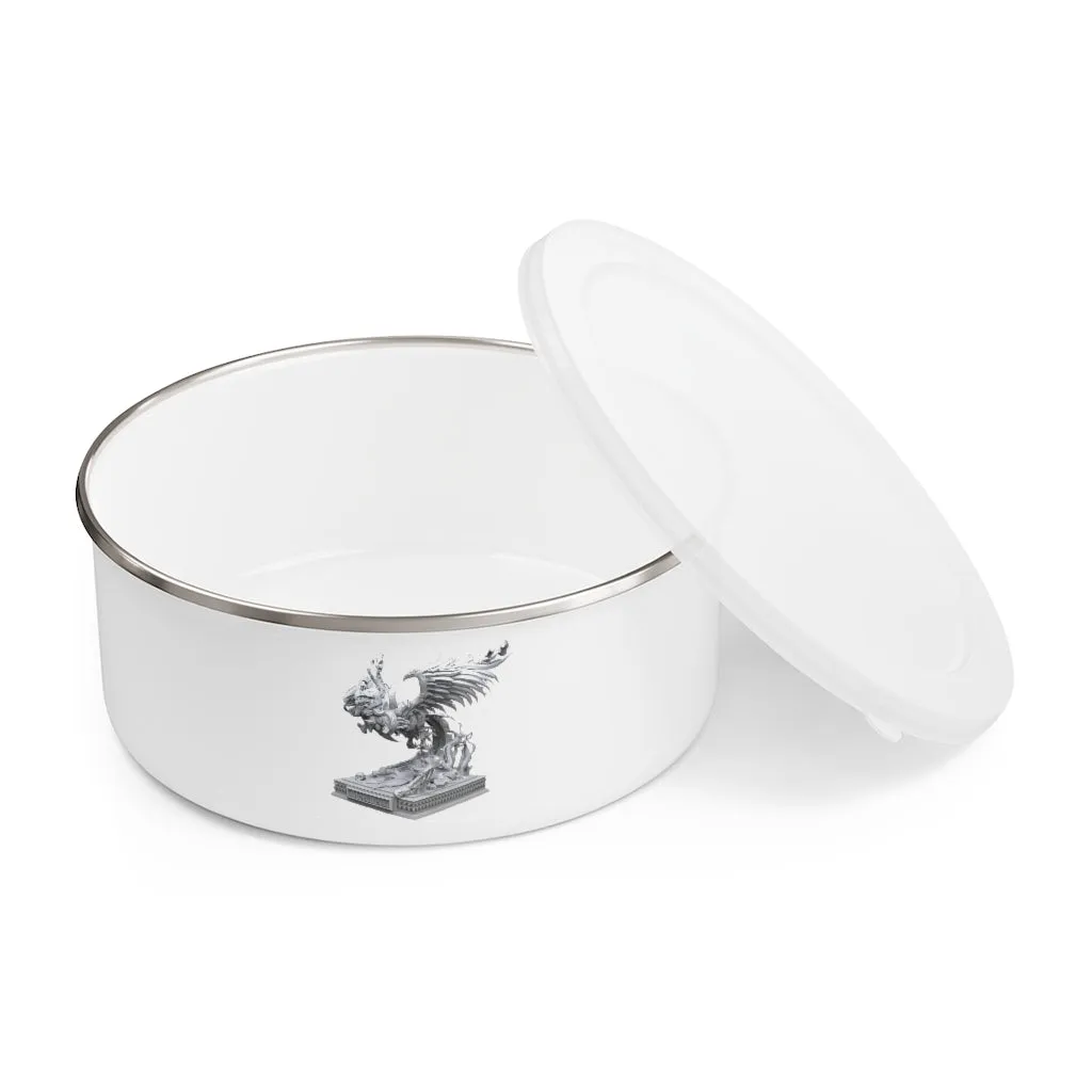 Merciless the Flaming SkyBird Enamel Bowl